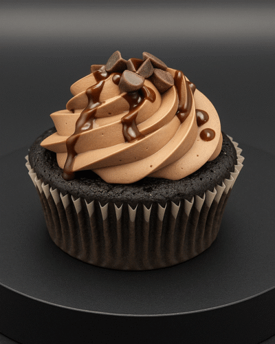 double-chocolate-cupcake